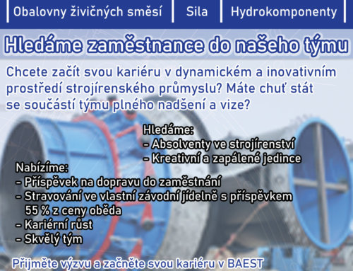 Hledáme zaměstnance do našeho týmu