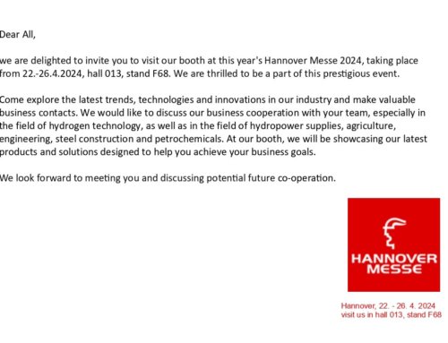 Invitation to Hannover Messe 2024
